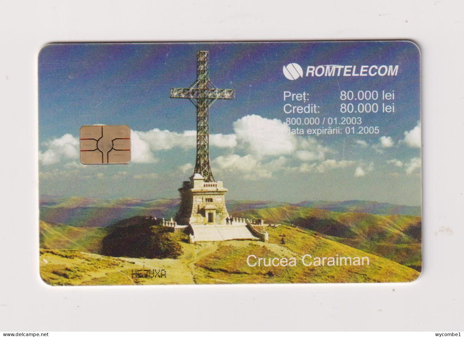 ROMANIA - Caraiman Cross Chip  Phonecard - Rumania
