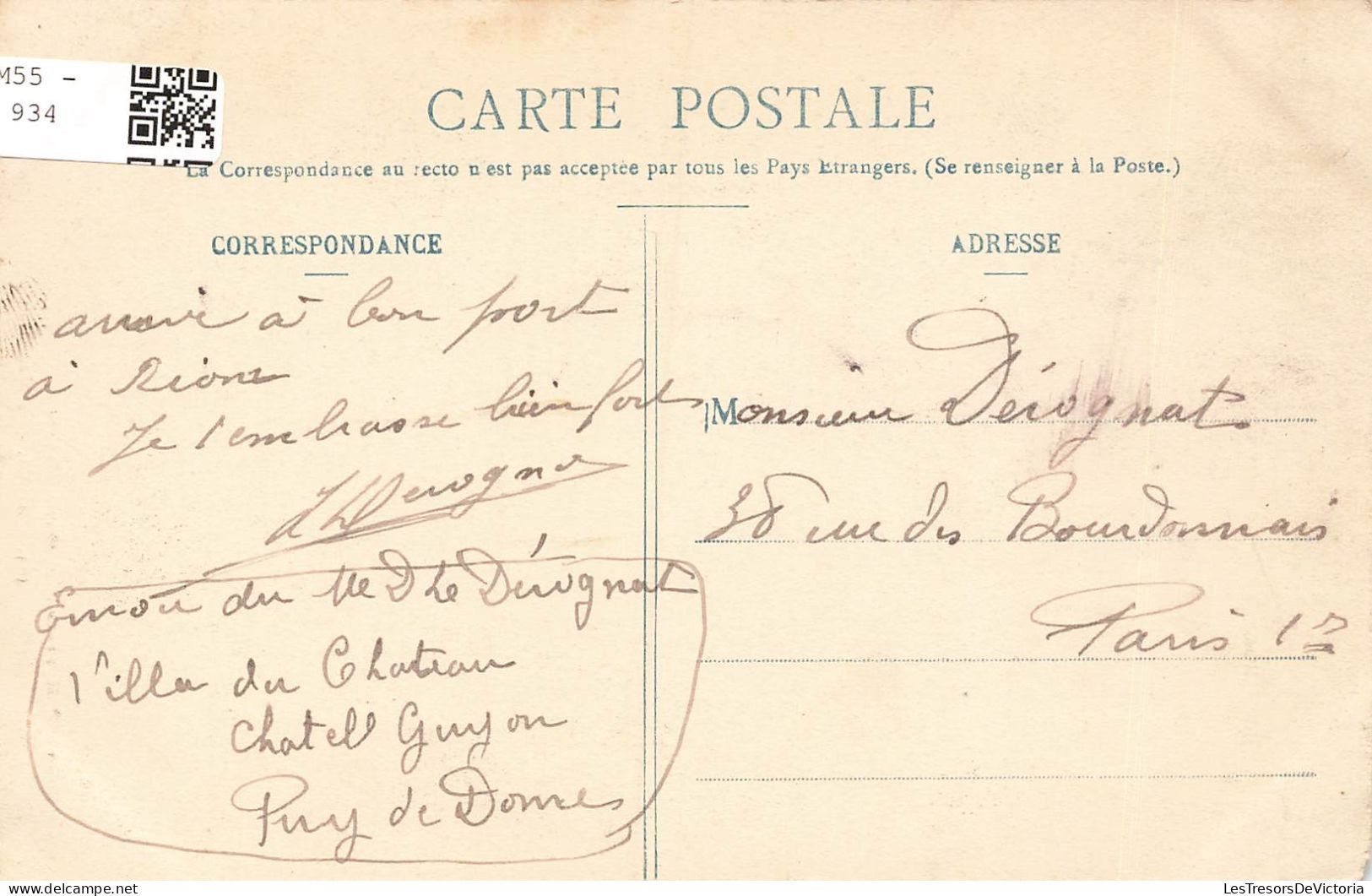 FRANCE - Riom - La Marseillaise - Carte Postale Ancienne - Riom
