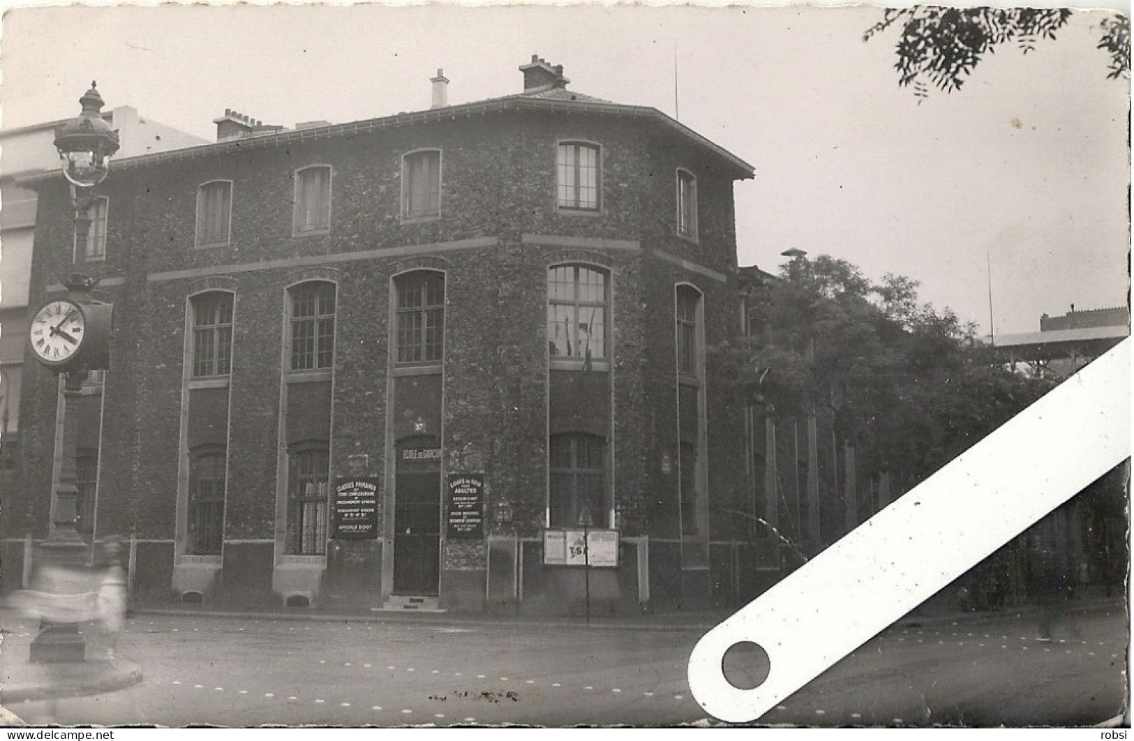 75 Paris XIV,  Rue Didot L'école, Carte Photo, D14.05 - Arrondissement: 14