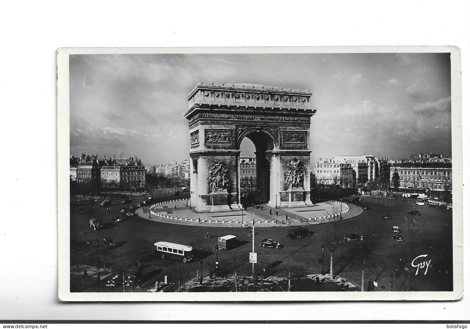 CPA PHOTO DPT 75 PARIS,PLACE DE L ETOILE - Places, Squares