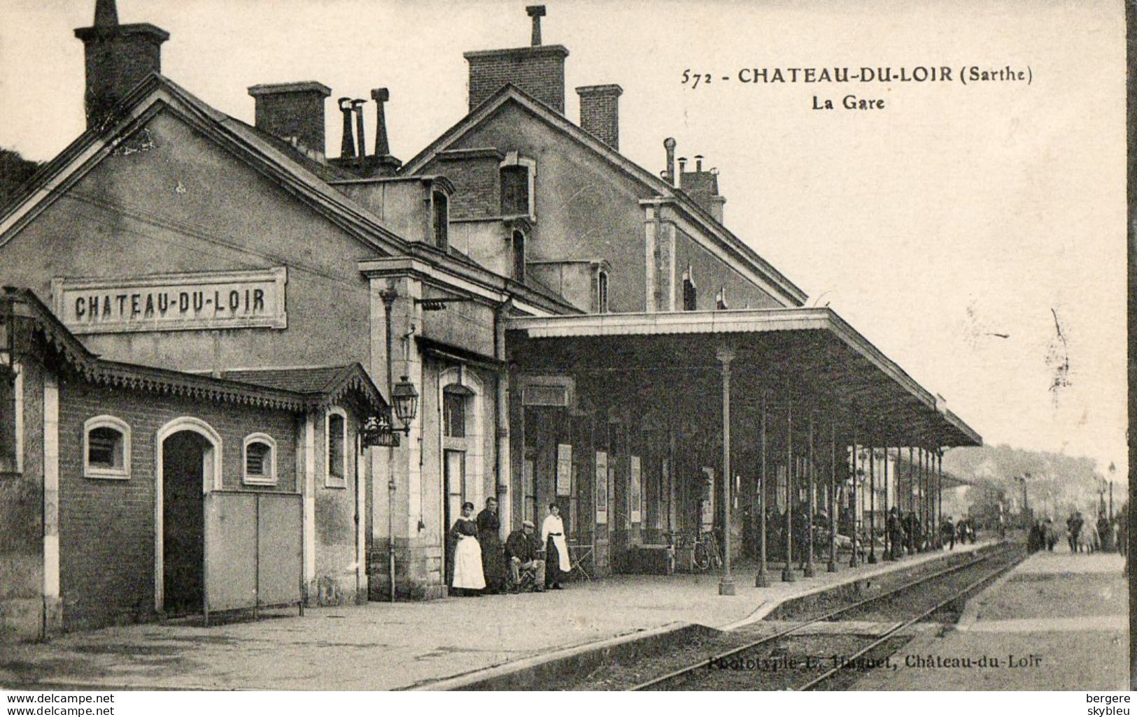 72. CPA - CHATEAU DU LOIR - La Gare - Les Quais - - Chateau Du Loir