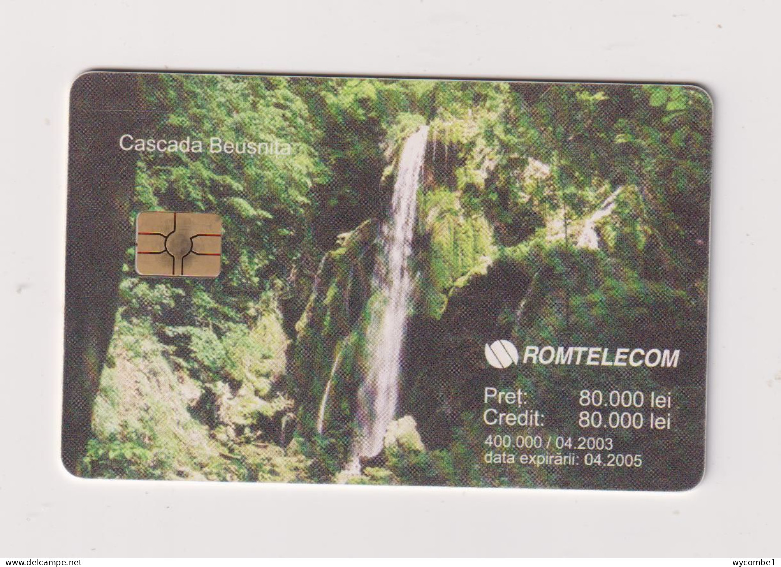 ROMANIA - Waterfall Chip  Phonecard - Roumanie