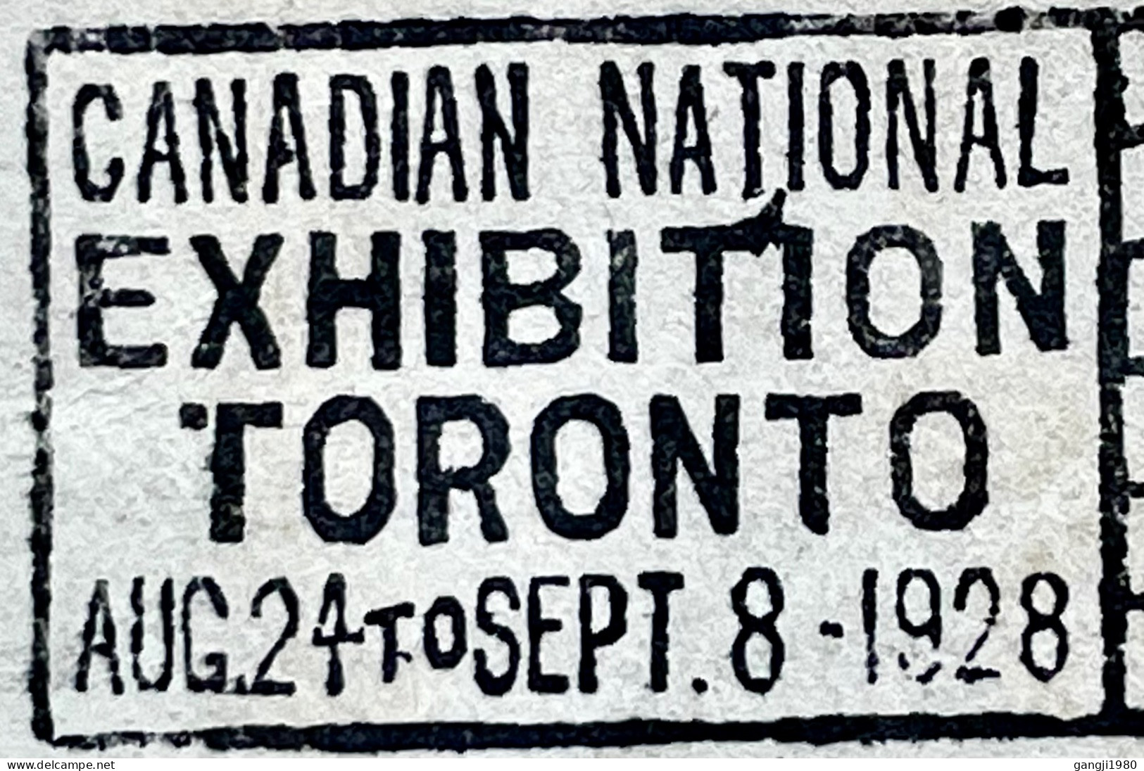 CANADA 1928, GOLDEN JUBILLE FLIGHT, TORONTO TO QUEBEC, SLOGAN NATIONAL EXHIBITION, TORONTO & QUEBEC CITY CANCEL LAURIER - Autres & Non Classés