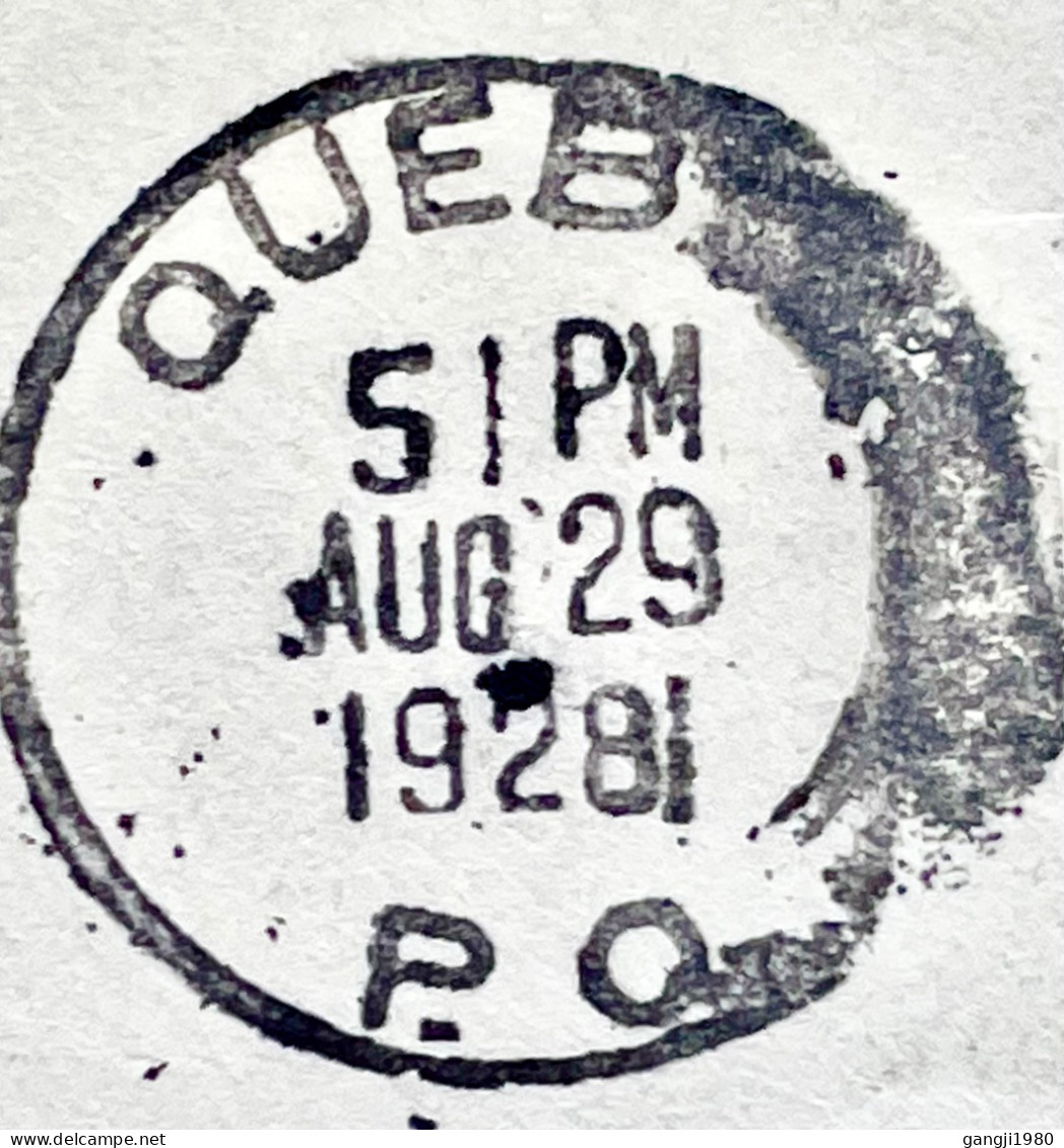 CANADA 1928, GOLDEN JUBILLE FLIGHT, TORONTO TO QUEBEC, SLOGAN NATIONAL EXHIBITION, TORONTO & QUEBEC CITY CANCEL LAURIER - Otros & Sin Clasificación