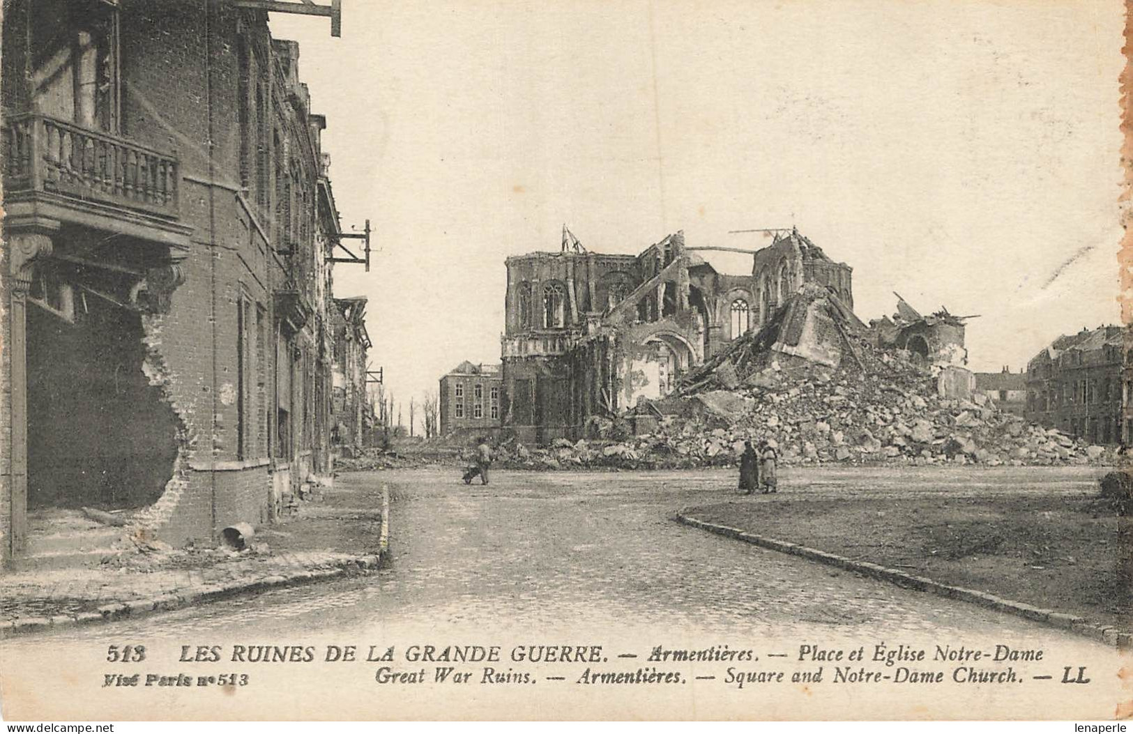 D7916 Armentières Les Ruines De La Grande Guerre - Armentieres
