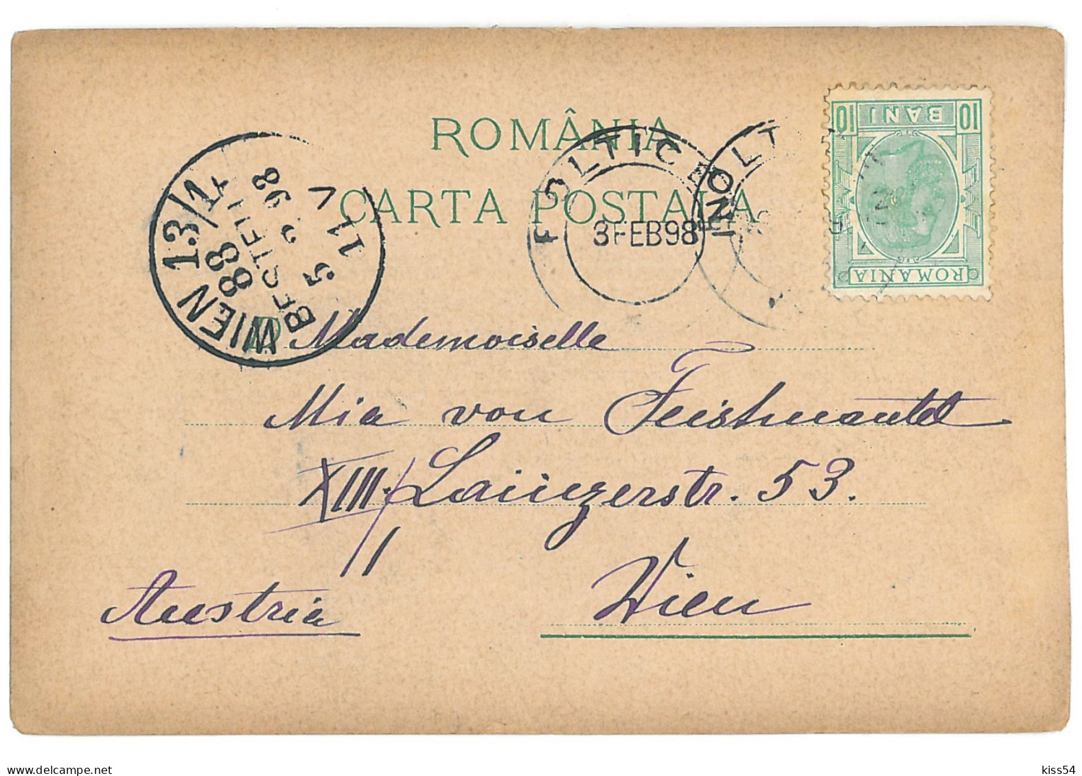 RO 77 - 12099 CONSTANTA, Litho, Romania - Old Postcard - Used - 1899 - Romania