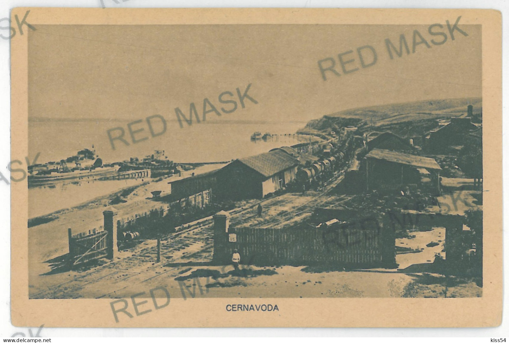 RO 77 - 11413 CERNAVODA, Harbor, Railway, Romania - Old Postcard - Unused - Romania