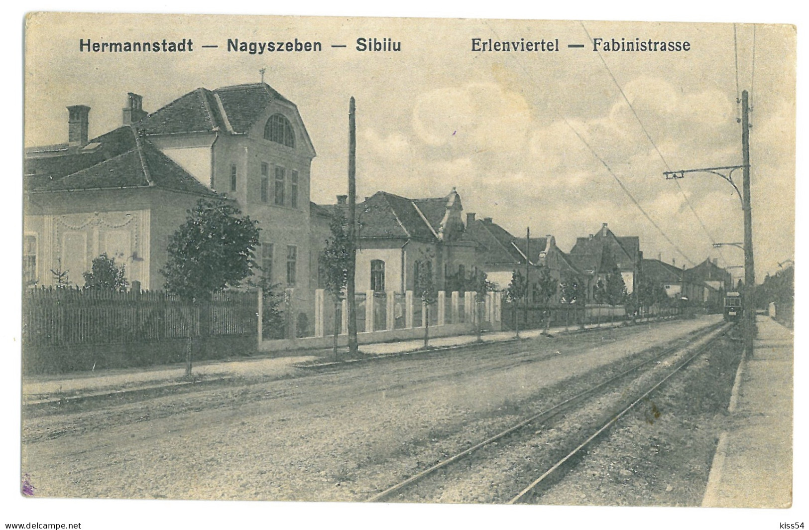 RO 77 - 23704 SIBIU, Tram, Romania - Old Postcard, CENSOR - Used - 1916 - Romania