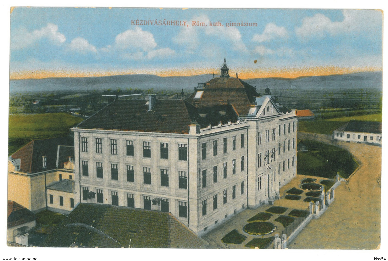 RO 77 - 23473 TARGU-SECUIESC, Harghita, High School, Romania - Old Postcard - Used - 1917 - Romania