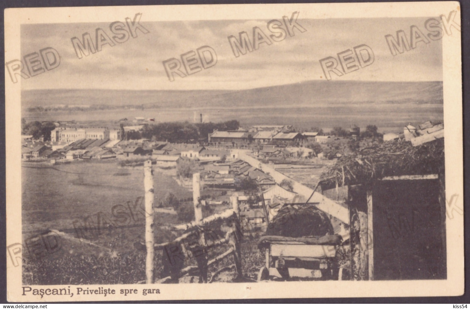 RO 77 - 24311 PASCANI, Iasi, Railway Station View, Romania - Old Postcard - Unused - Romania