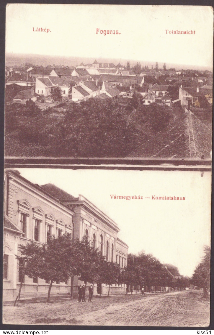 RO 77 - 24974 FAGARAS, Brasov, Romania - Old Postcard - Used - 1911 - Rumania