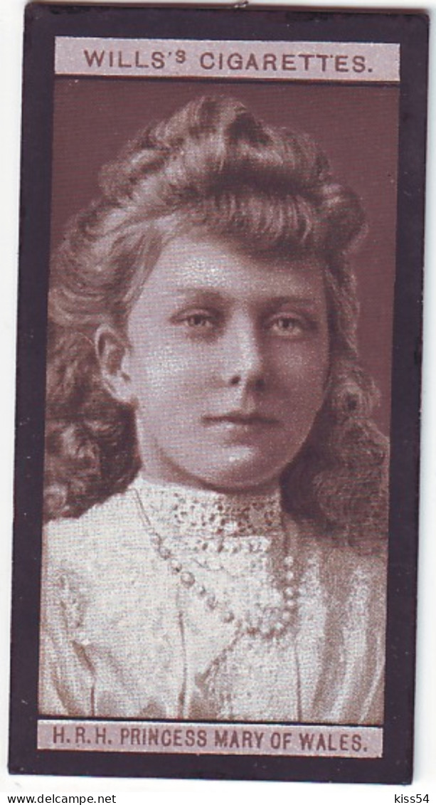 RF 15 - 14 Princess Victoria Alexandra Alice Mary Of Wales - WILLI'S CIGARETTES - 1916 ( 68 / 36 Mm ) - Königshäuser