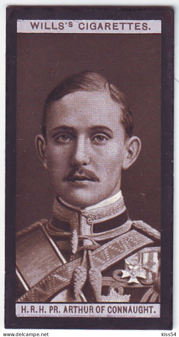 RF 15 - 22 Prince Arthur Frederick Patrick Albert Of Connaught, United Kingdom - WILLI'S CIGARETTES - 1916( 68 / 36 Mm ) - Familias Reales
