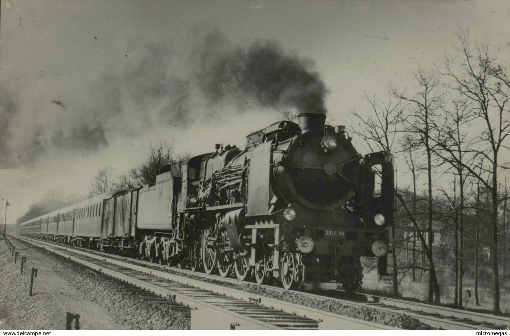 Locomotive 231-C-44 - Cliché J. Renaud - Trains