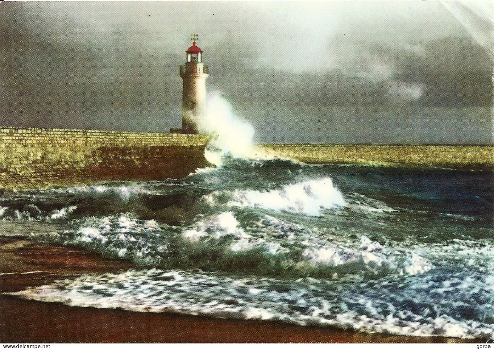 *CPM - 17 - ILE D'OLERON - Le Phare De La Cotinière Par Gros Temps - Ile D'Oléron