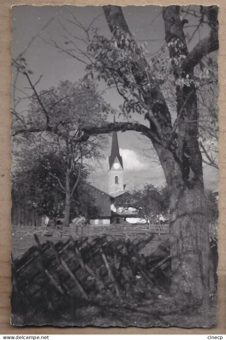 CARTE PHOTO CPSM ALLEMAGNE - VILLAGE ? - TB PLAN Vue Générale Avec Clocher - Sonstige & Ohne Zuordnung