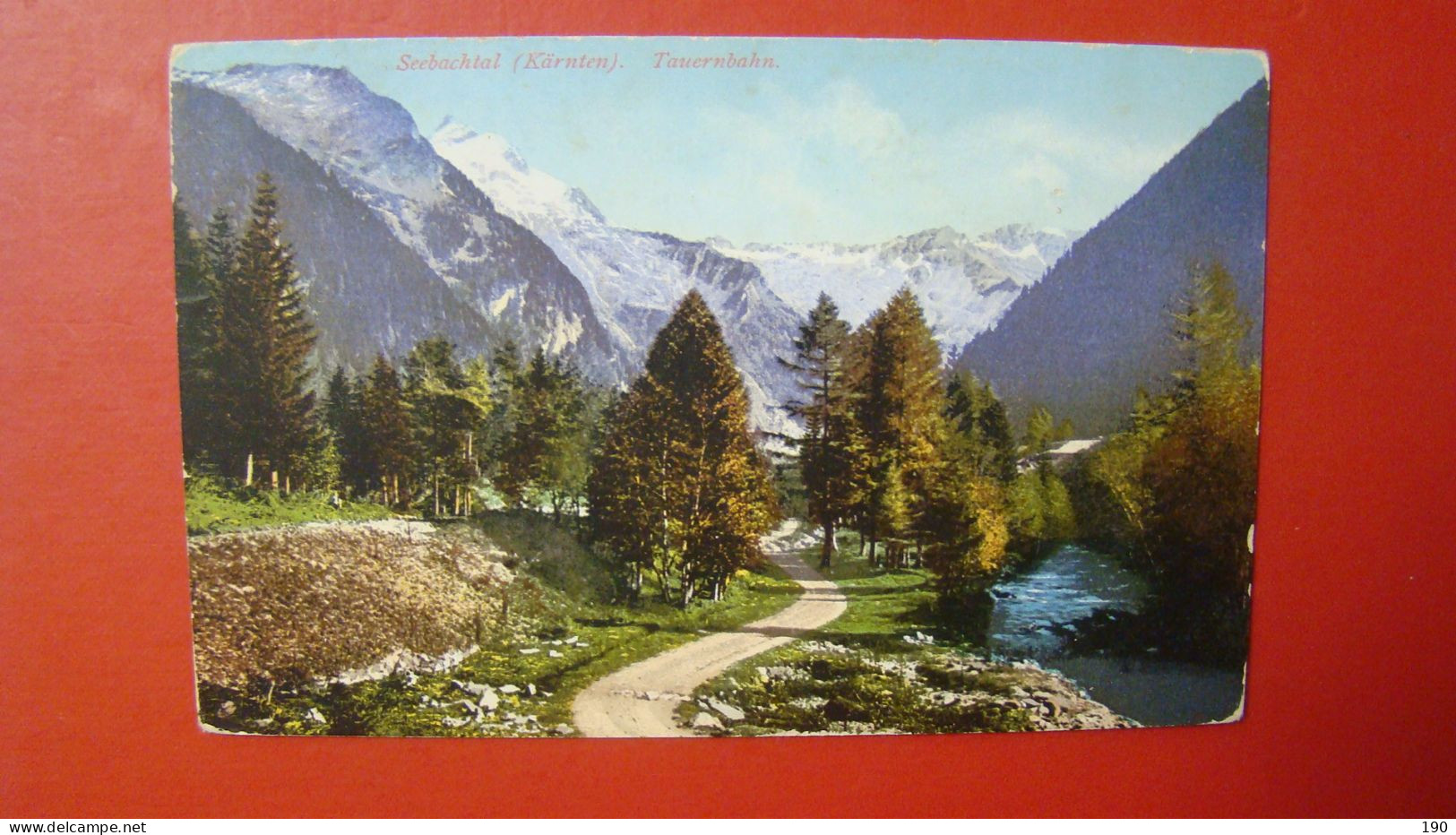 Seebachtal (Karnten).Tauernbahn.Militar Zensur Spittal A.d. Drau.1.world War - Autres & Non Classés