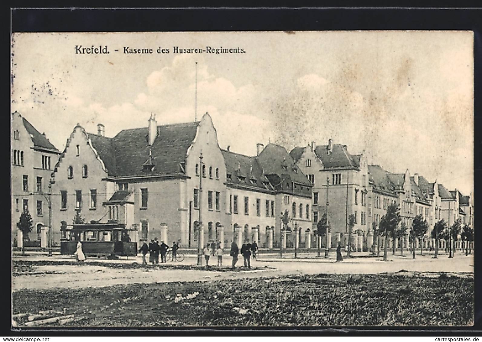 AK Krefeld, Kaserne Des Husaren-Regiments  - Krefeld