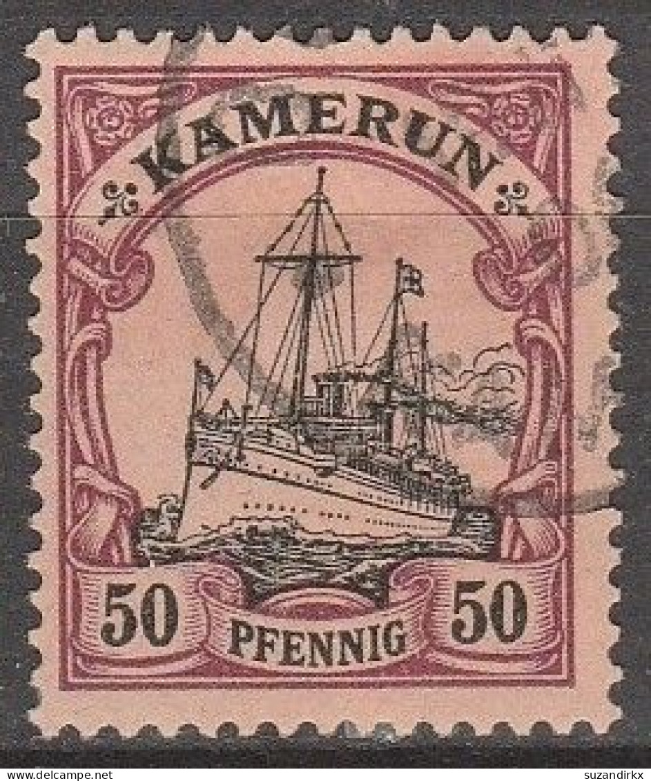 Kamerun   .    Michel   .   14      .     O     .      Gestempelt - Kamerun