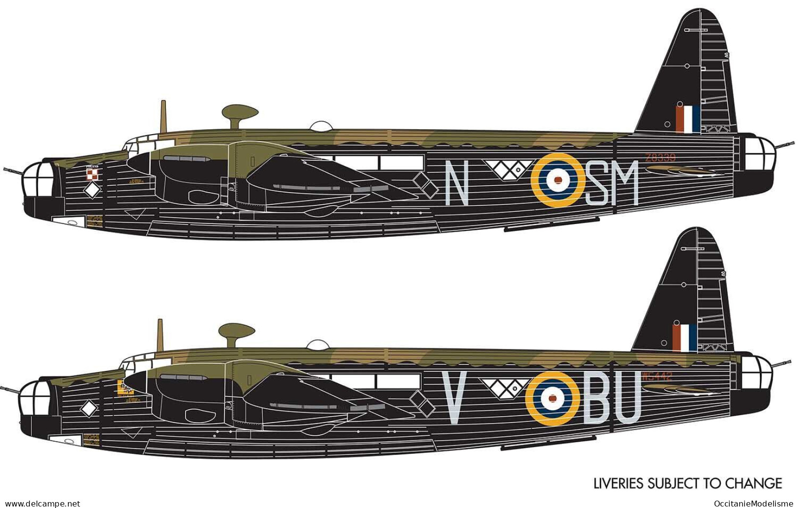 Airfix - VICKERS WELLINGTON MK.II RAF Maquette Kit Plastique Réf. A08021 Neuf NBO 1/72 - Flugzeuge