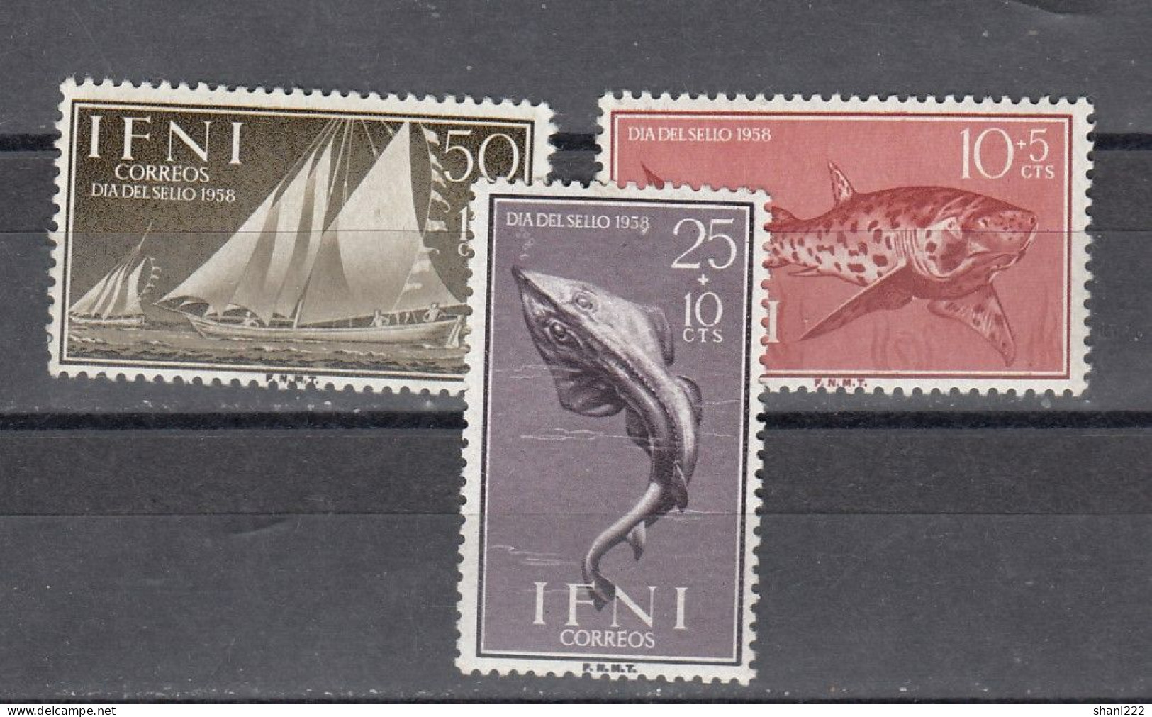 Ifni - 1958 Fishes - MNH Set (e-826) - Ifni