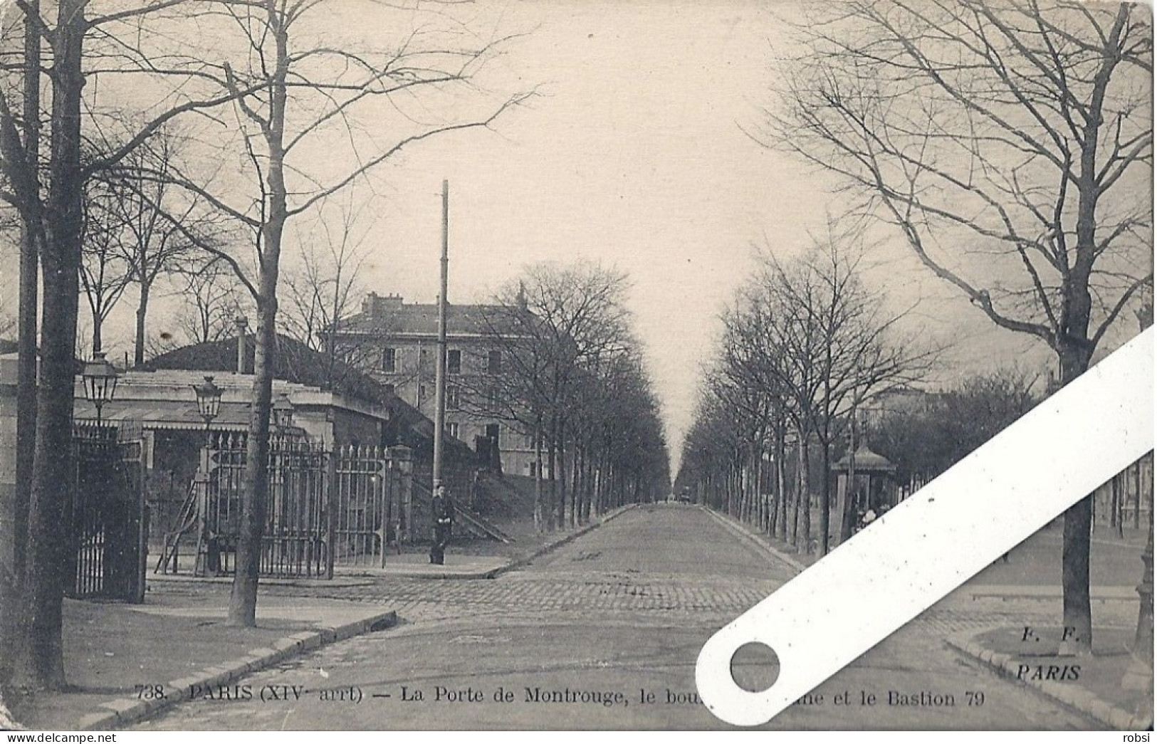 75 Paris XIV,  Porte De  Montrouge, Boulevard Brune Et Le Bastion 79, , D14.11 - Arrondissement: 14