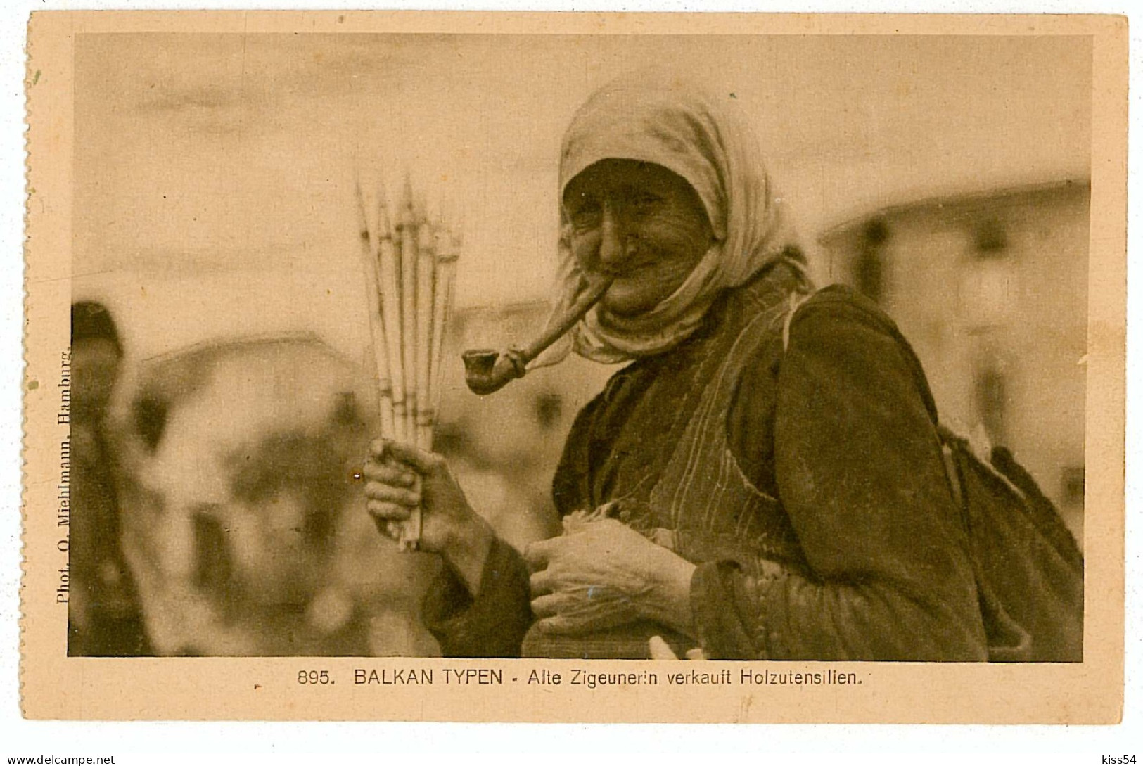 AB 1 - 1223 GYPSY Woman, Albania - Old Postcard - Unused - Albanie