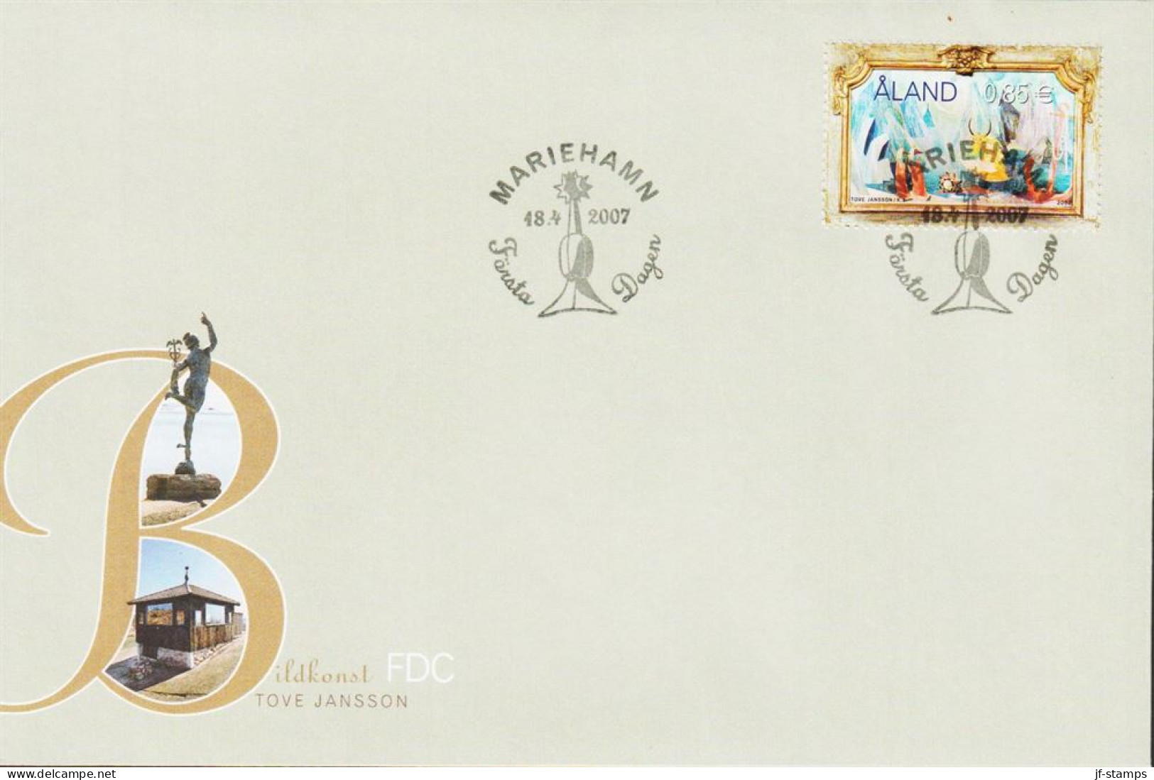 2007. ÅLAND. Bildkunst Tove Jansson On FDC.  (Michel 280) - JF544673 - Aland