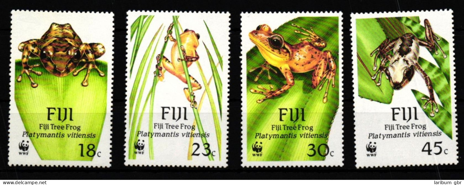Fidschi Inseln 586-589 Postfrisch Frösche #IH380 - Altri & Non Classificati