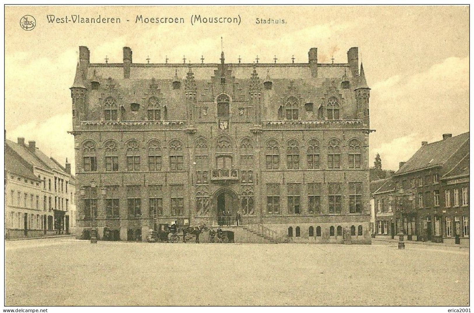 Mouscron - Moeskroen. Stadhuis. - Mouscron - Moeskroen