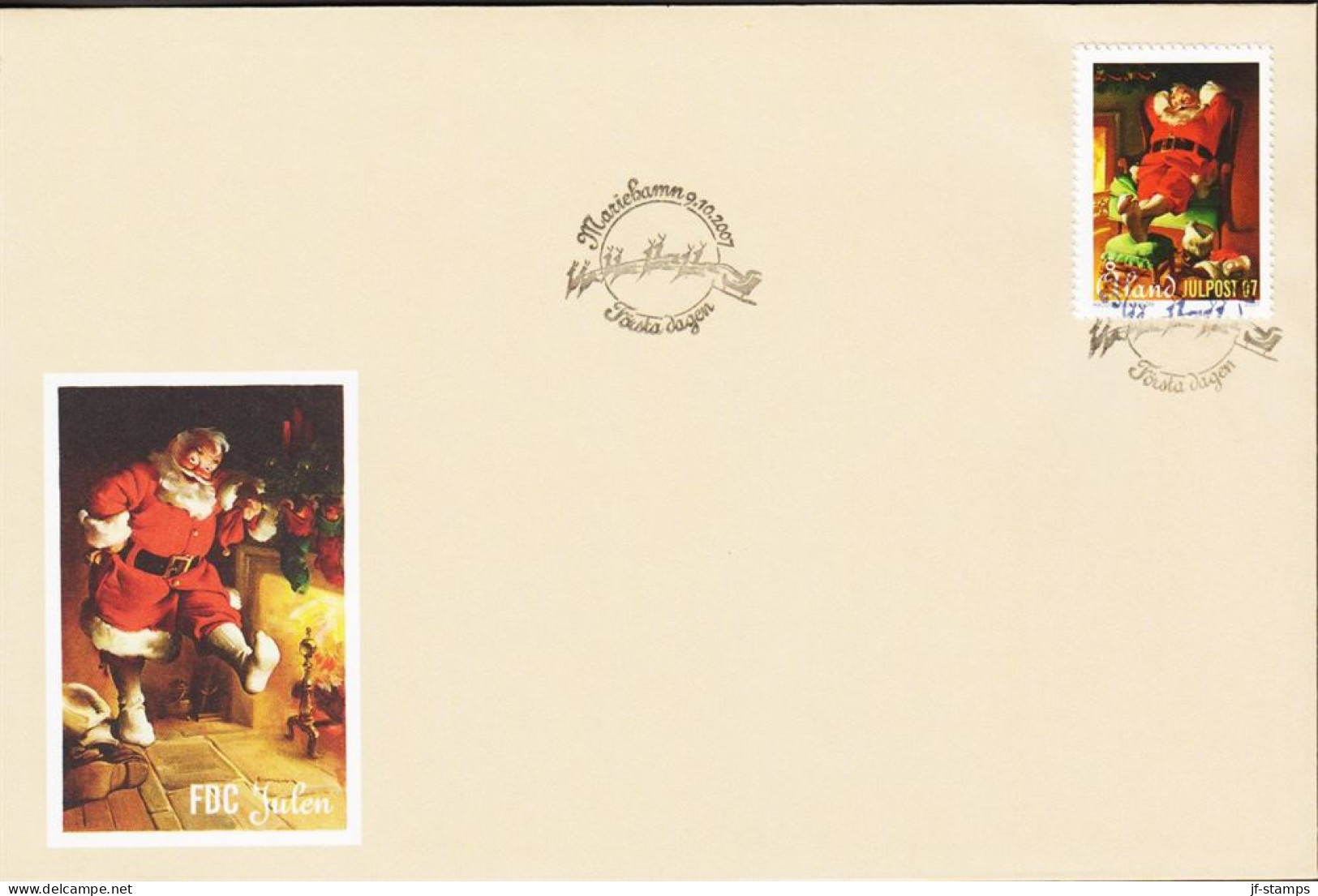 2007. ÅLAND. JULPOST On FDC.  (Michel 288) - JF544685 - Aland