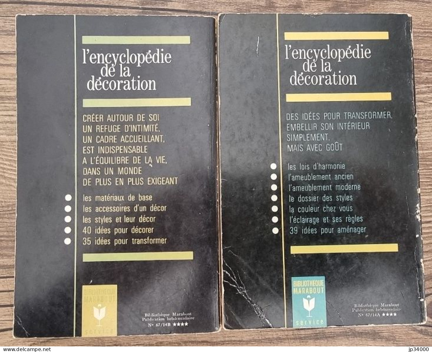 L'Encyclopédie De La Décoration. Complet En 2 Volumes. Ed. Marabout (1964) - Art