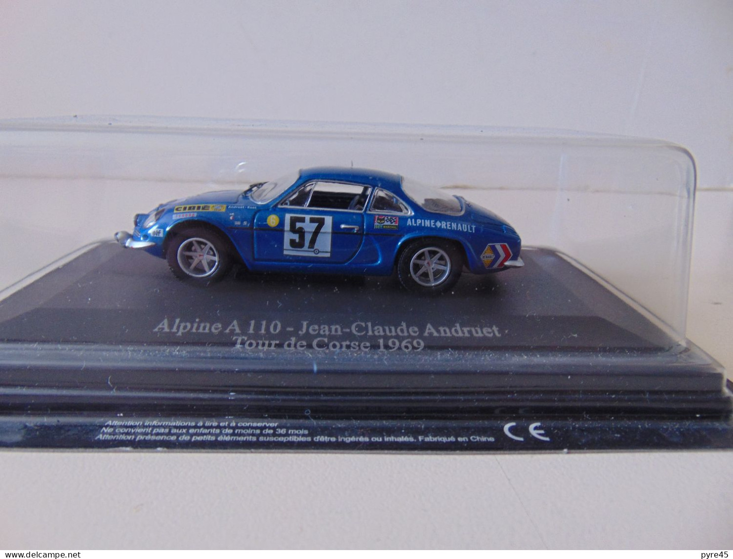 Voiture " Alpine A 110 " Jean-Claude Andruet, Tour De Corse 1969, Dans Sa Boite - Jugetes Antiguos