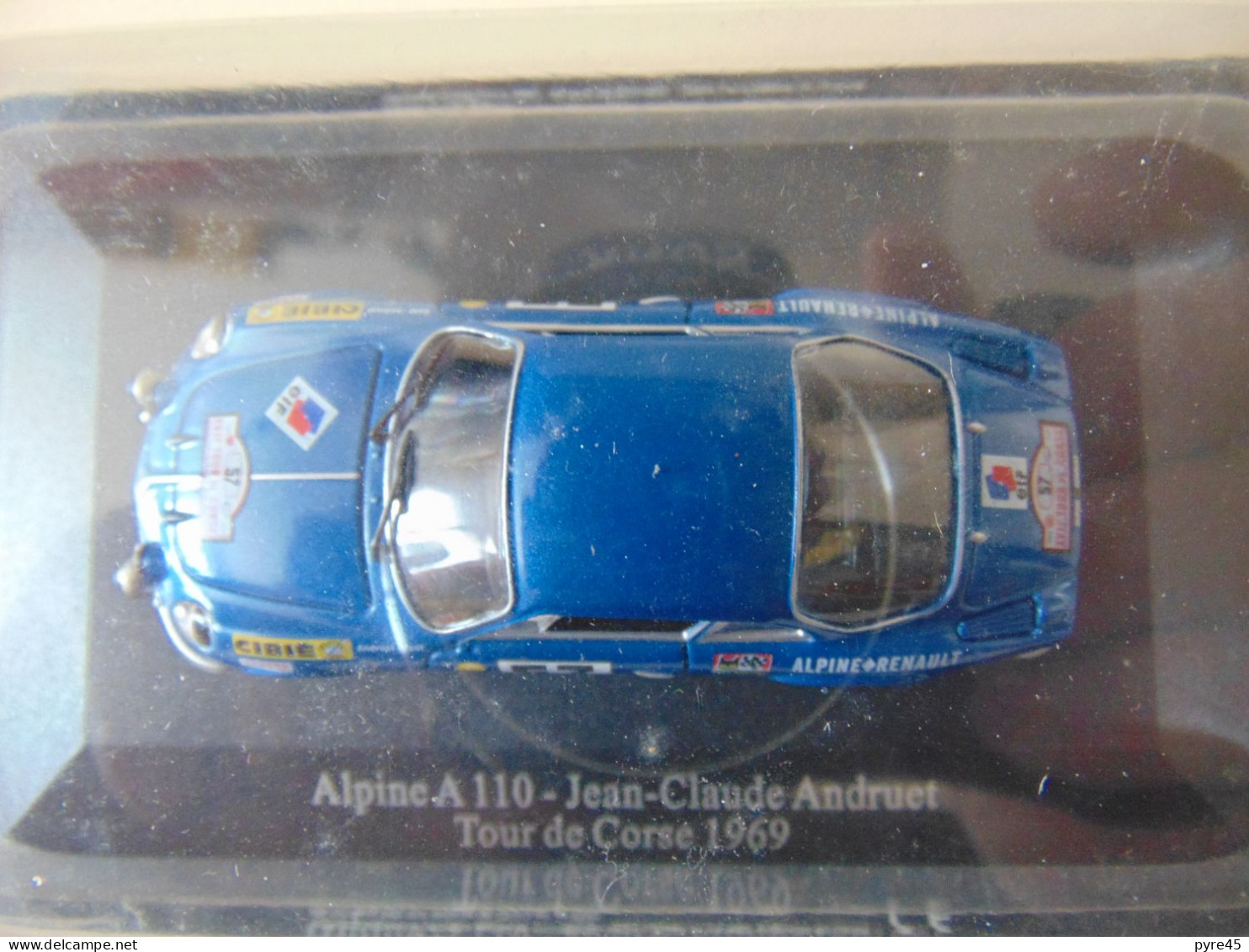 Voiture " Alpine A 110 " Jean-Claude Andruet, Tour De Corse 1969, Dans Sa Boite - Toy Memorabilia