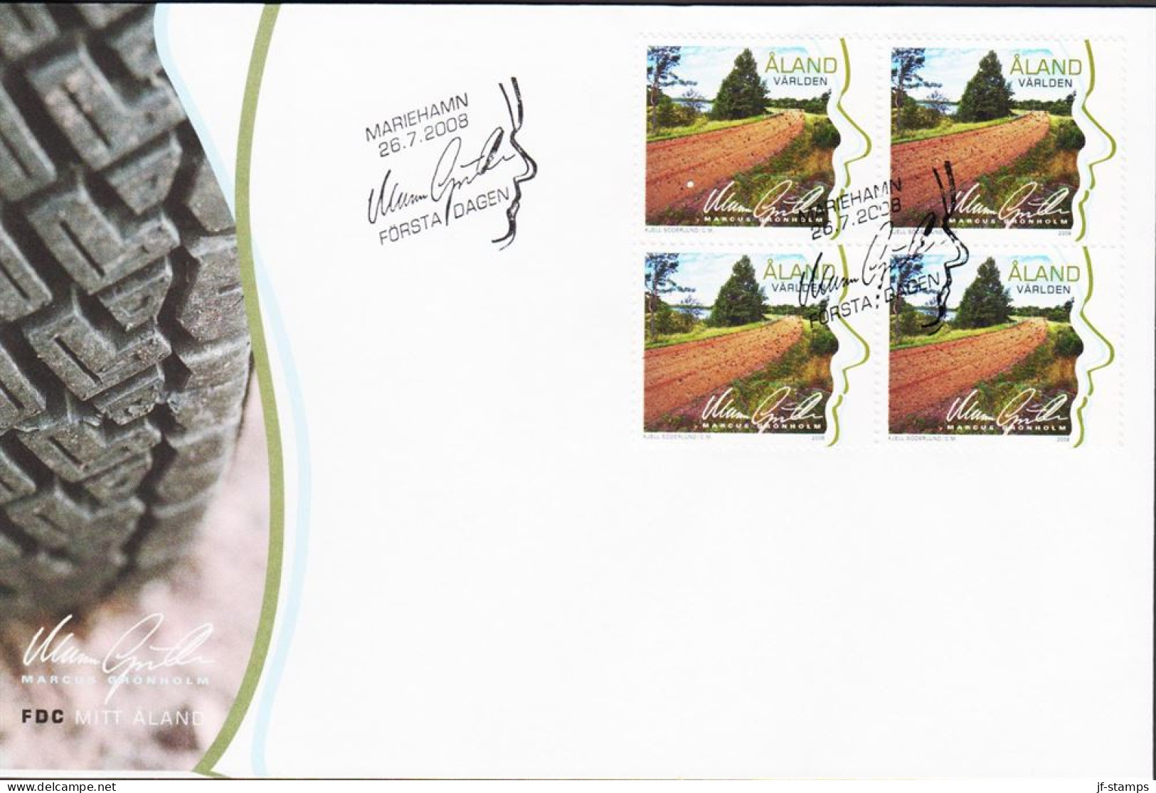 2008. ÅLAND. MY ÅLAND In 4block On FDC.  (Michel 300) - JF544702 - Ålandinseln