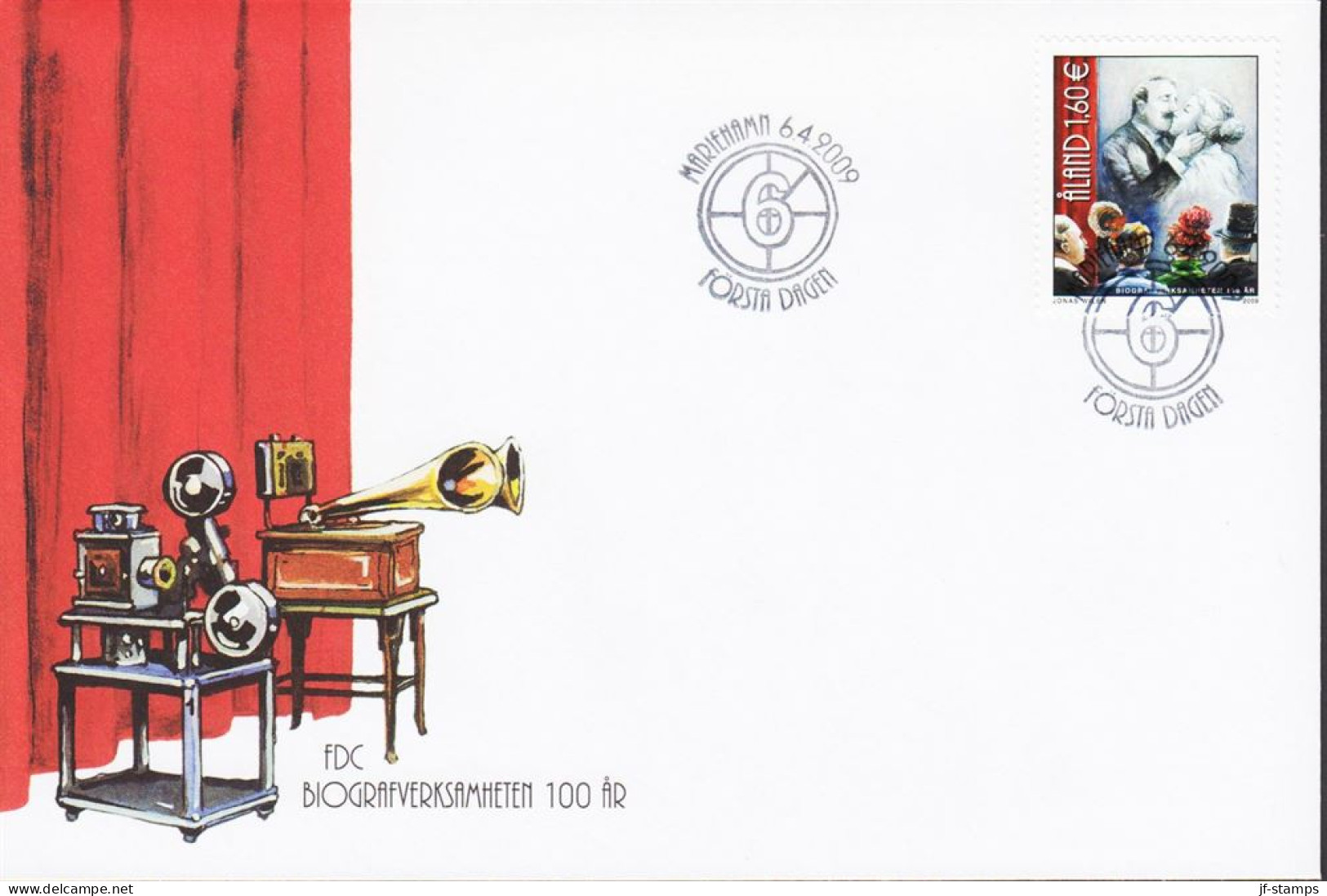 2009. ÅLAND. BIO FILM On FDC.  (Michel 309) - JF544709 - Aland