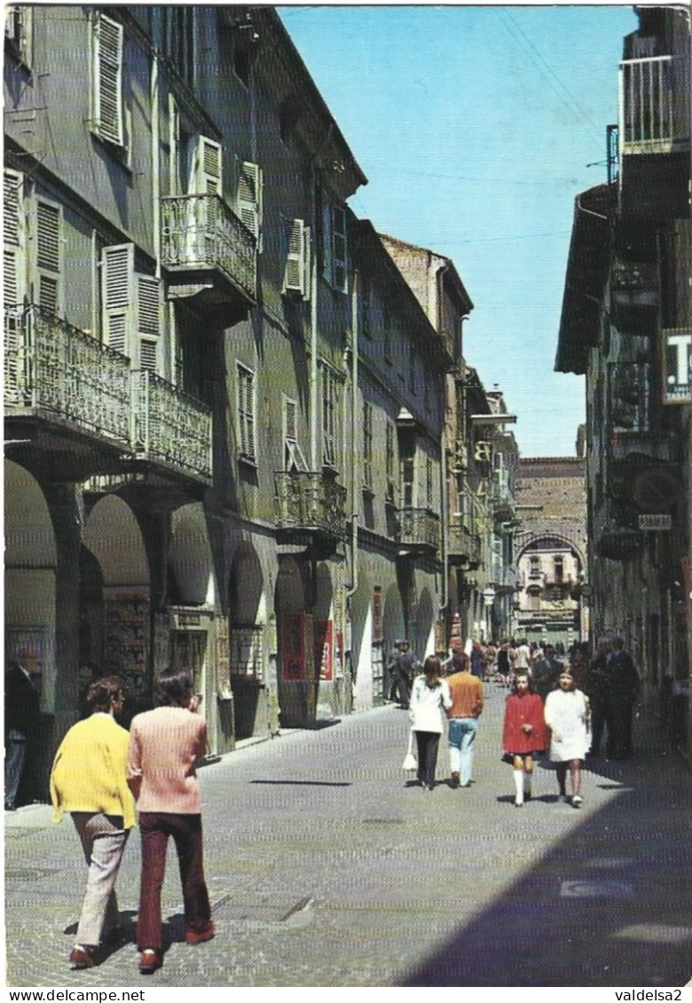 CASALE MONFERRATO - ALESSANDRIA - VIA ROMA - TABACCHERIA / TABACCHI - ANIMATA - 1972 - Alessandria