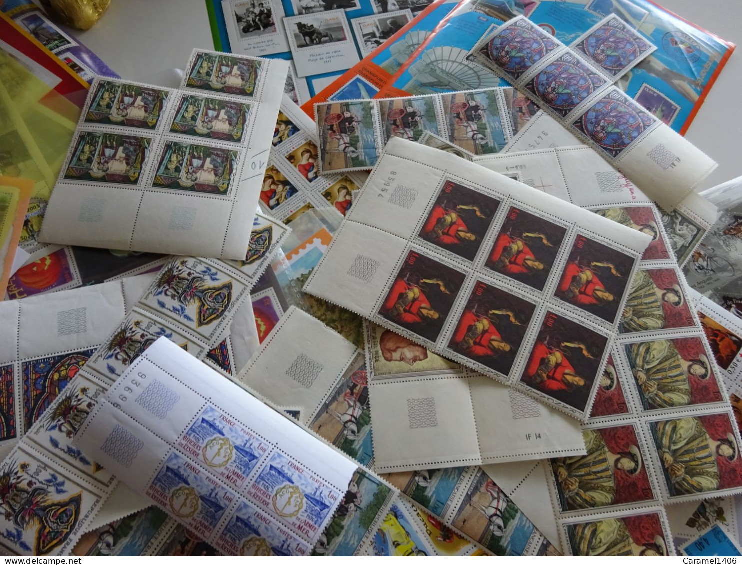 TIMBRES VALEUR FACIALE 100 Euros  En Francs Et Euros Dont Tableaux - Ongebruikt