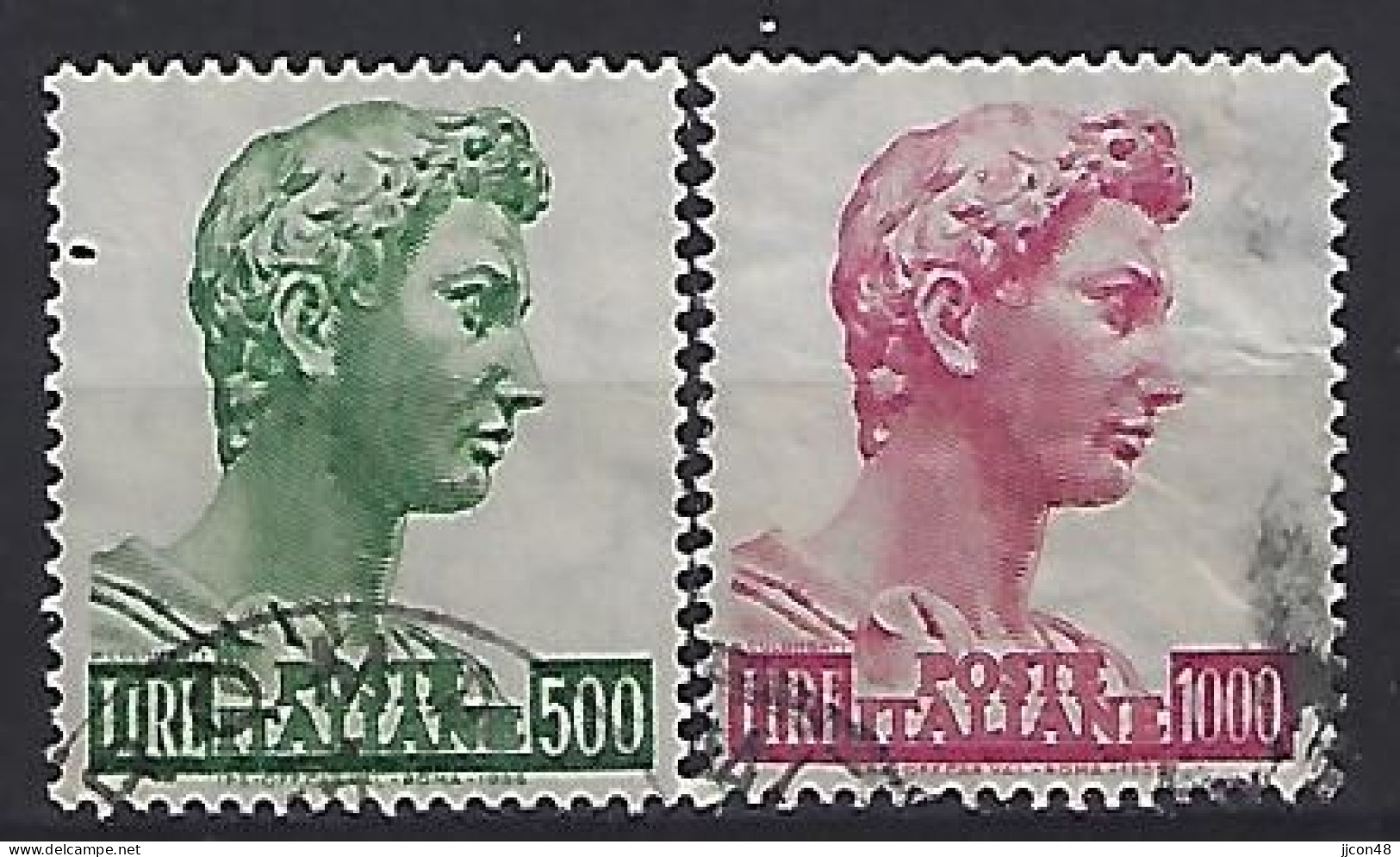 Italy 1957-74  San Giorgio (o) Mi.981 Y A + 982 Y C - 1946-60: Usati