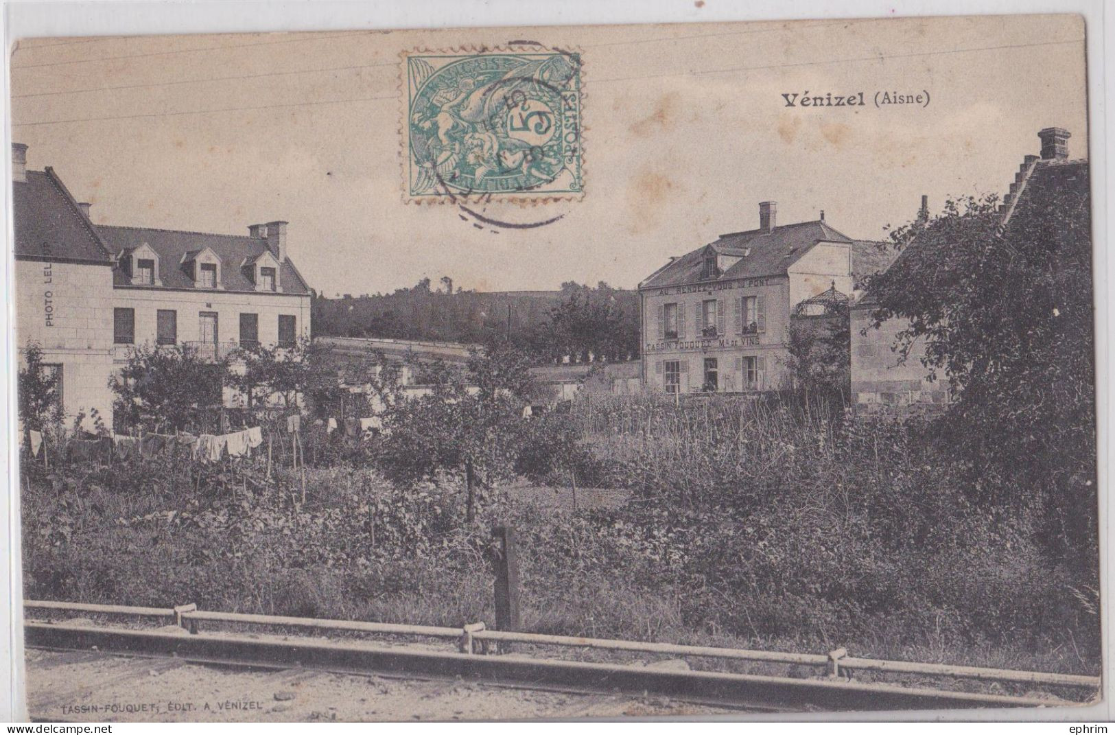 Vénizel Aisne Voie Ferrée Chemin De Fer Au Rendez-Vous Du Pont Tassin Fouquet - Autres & Non Classés