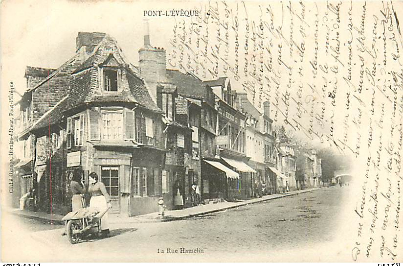 14 PONT L'EVEQUE - LES RUES NIVAL ET HAMELIN - Pont-l'Evèque