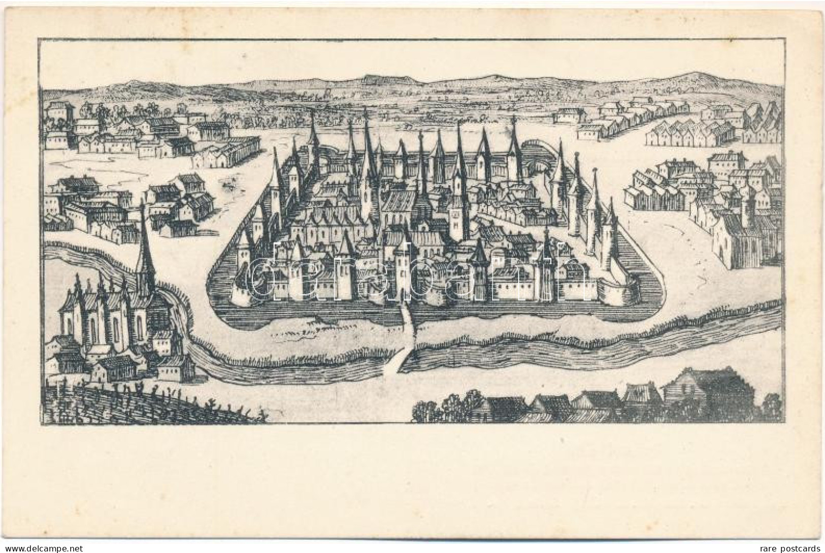 Cluj General View From The Middle Of The 17th Century - Roumanie