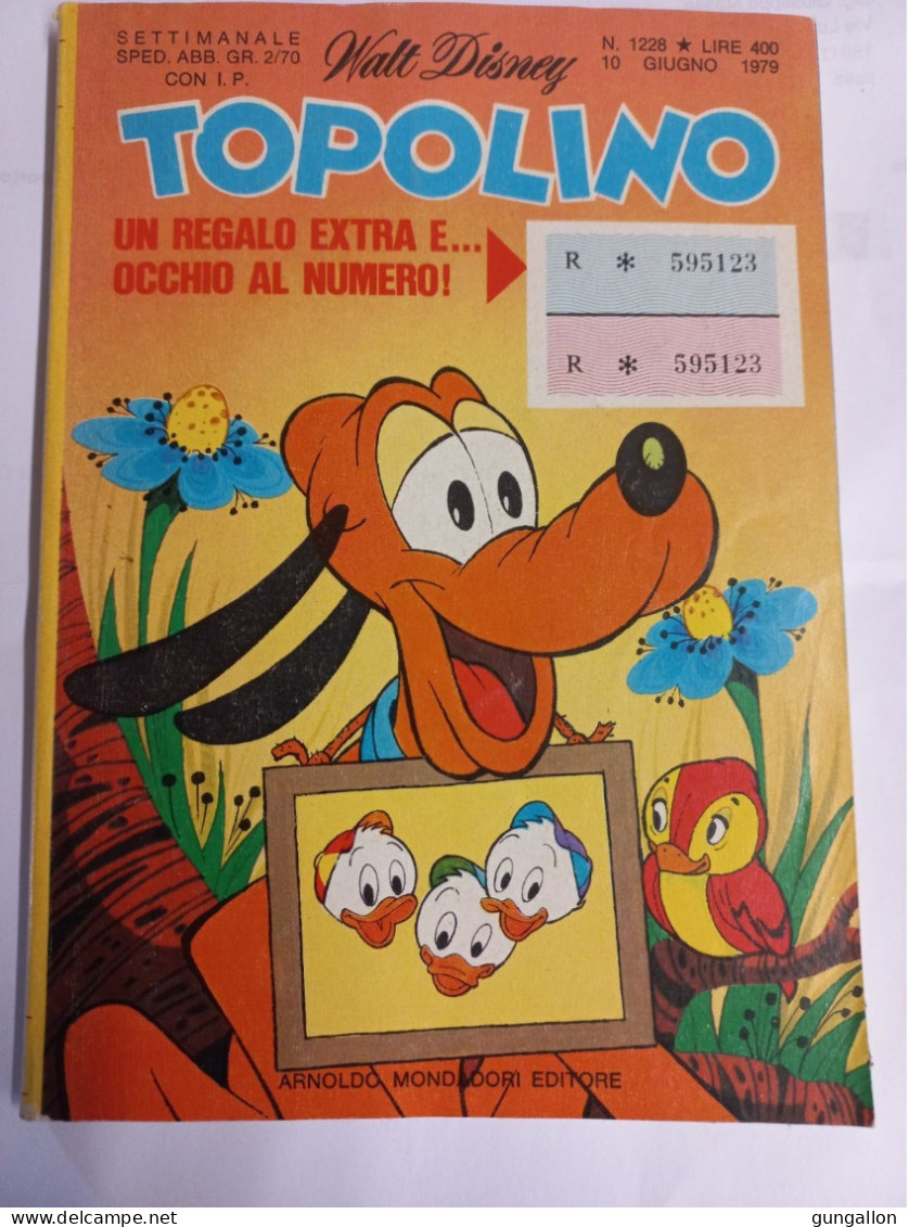 Topolino (Mondadori 1979)  N. 1228 - Disney