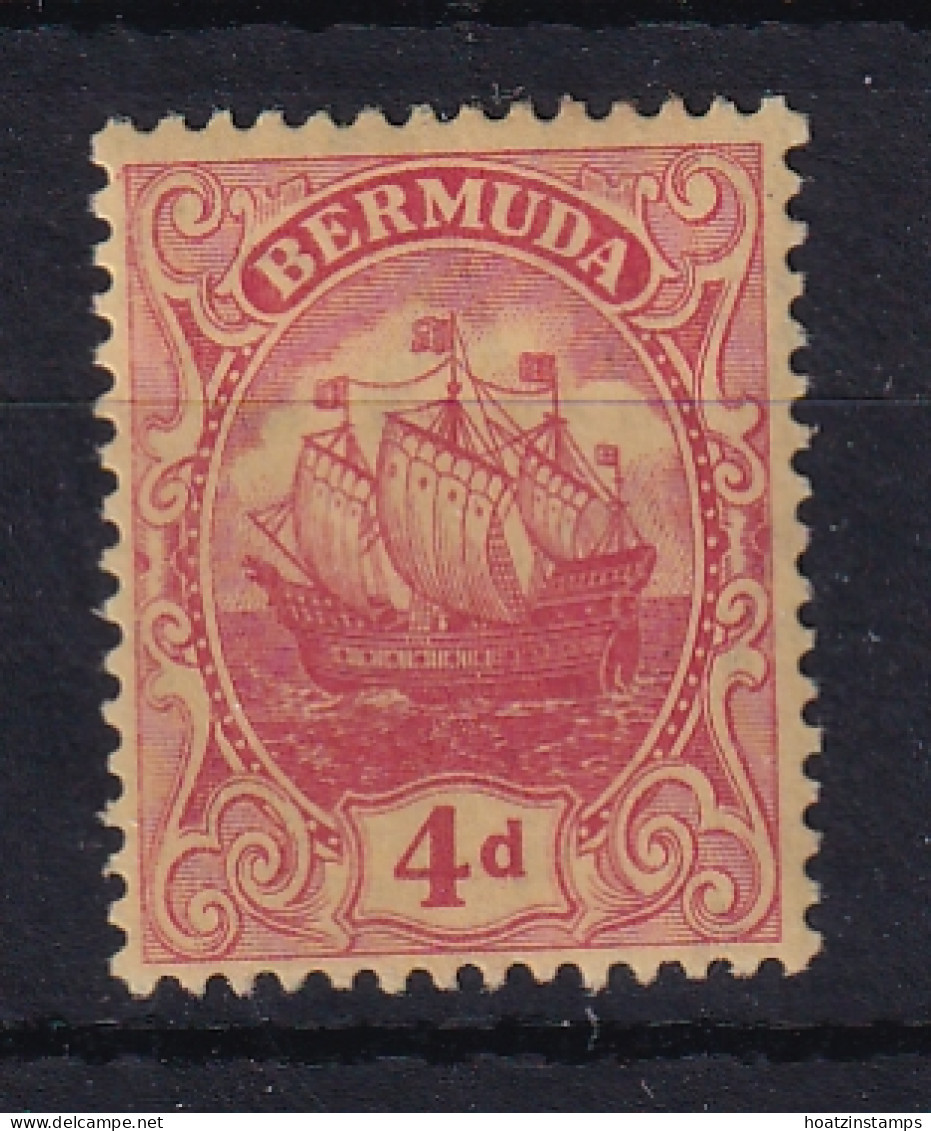 Bermuda: 1910/25   Ship    SG49a    4d       MH - Bermudes