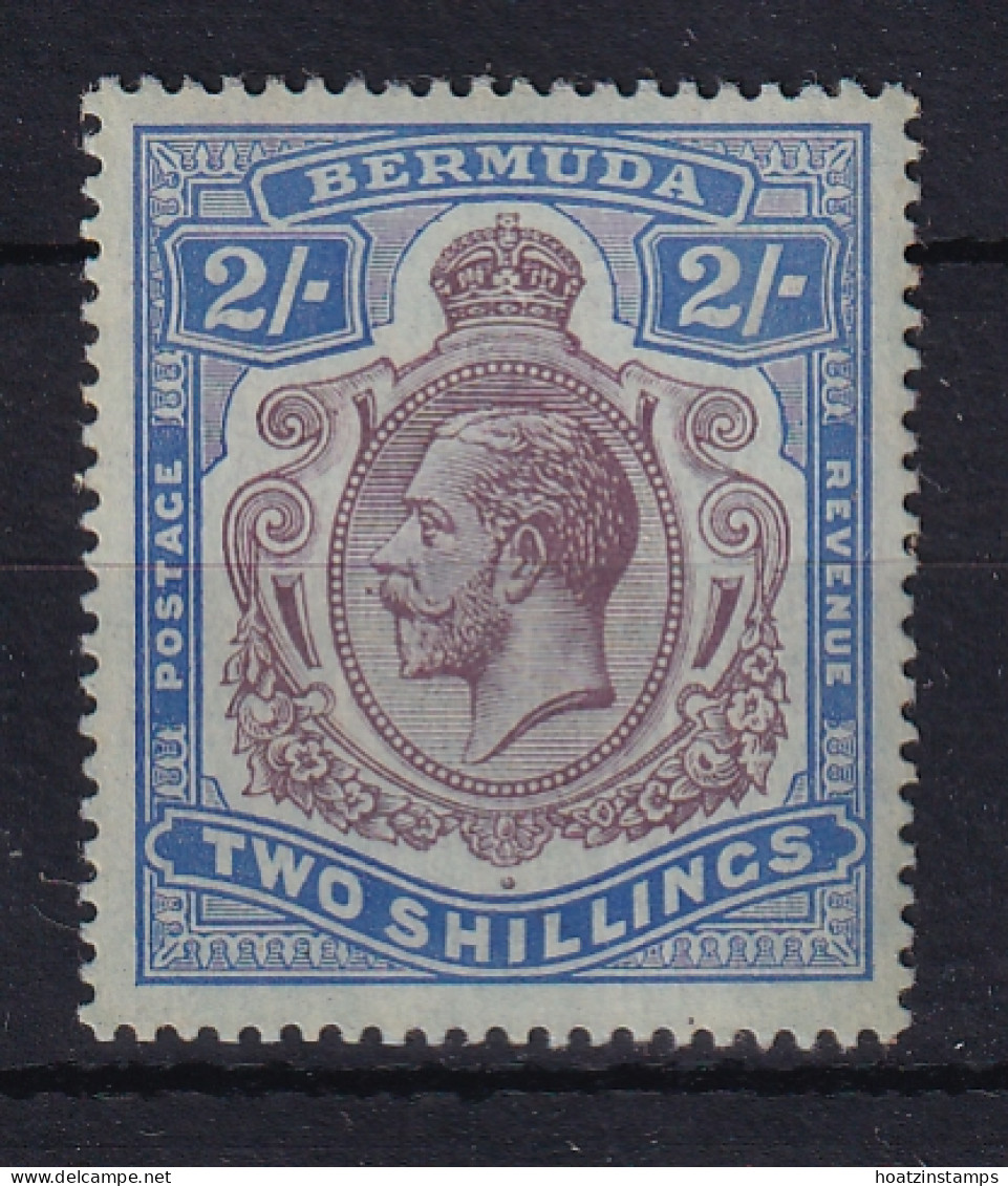 Bermuda: 1918/22   KGV    SG51b    2/-      MH - Bermuda