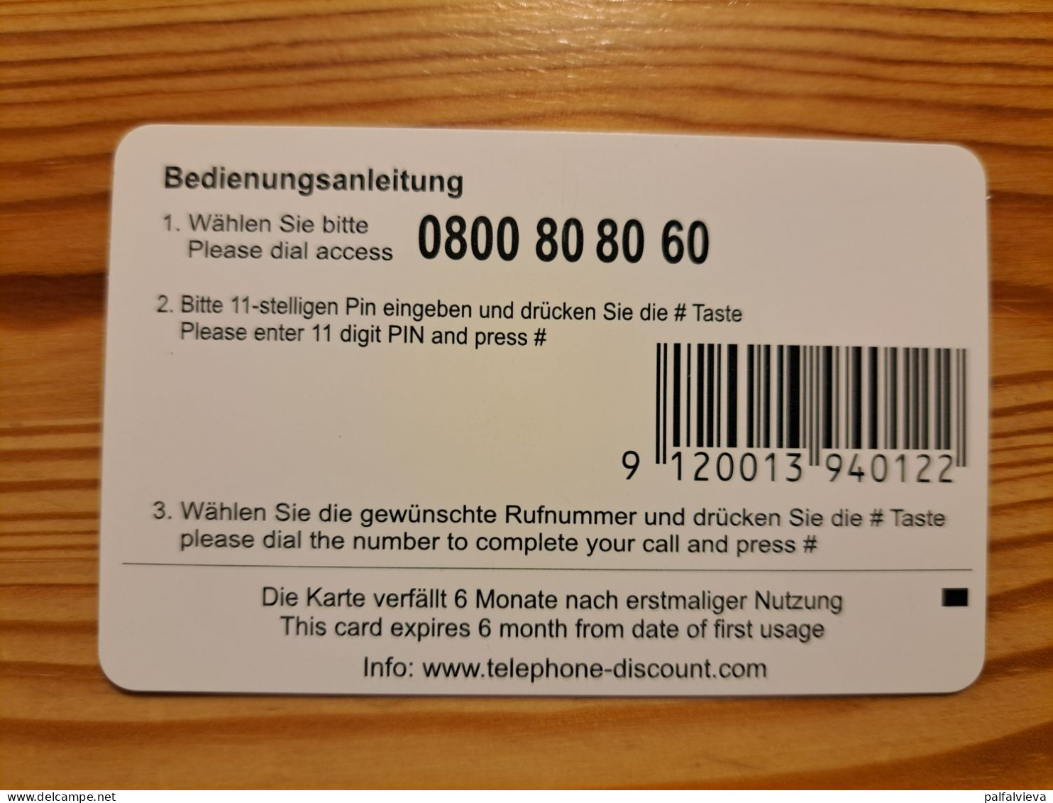 Prepaid Phonecard Austria, ICC - Hello - DUMMY - Oesterreich