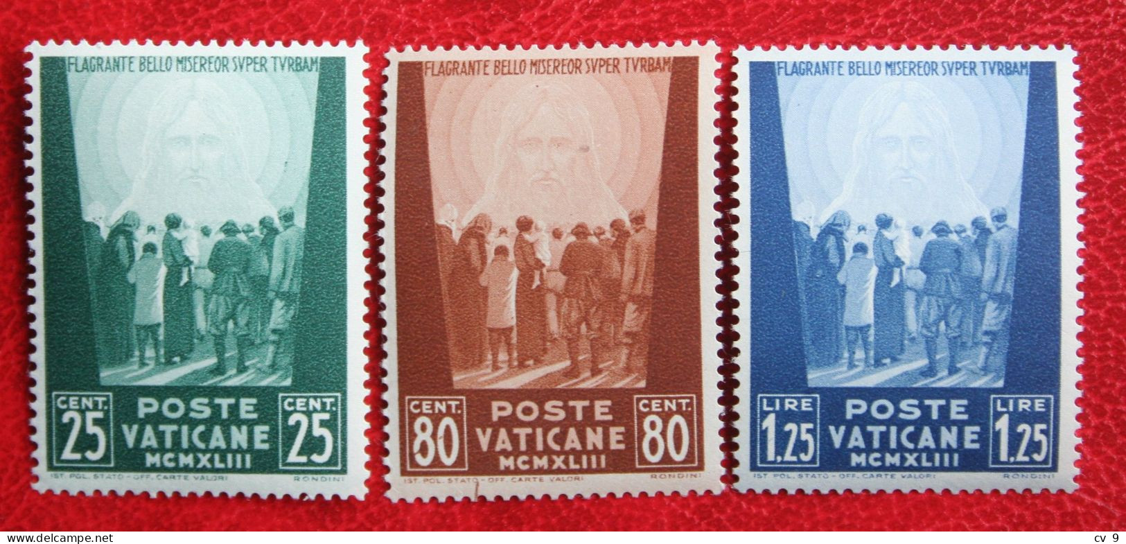 WAR PRISONERS WELFARE FUND PRO PRISIONEROS MCMXLIII 1944 Mi 96-98 Yv - POSTFRIS / MNH / ** VATICANO VATICAN VATICAAN - Ungebraucht