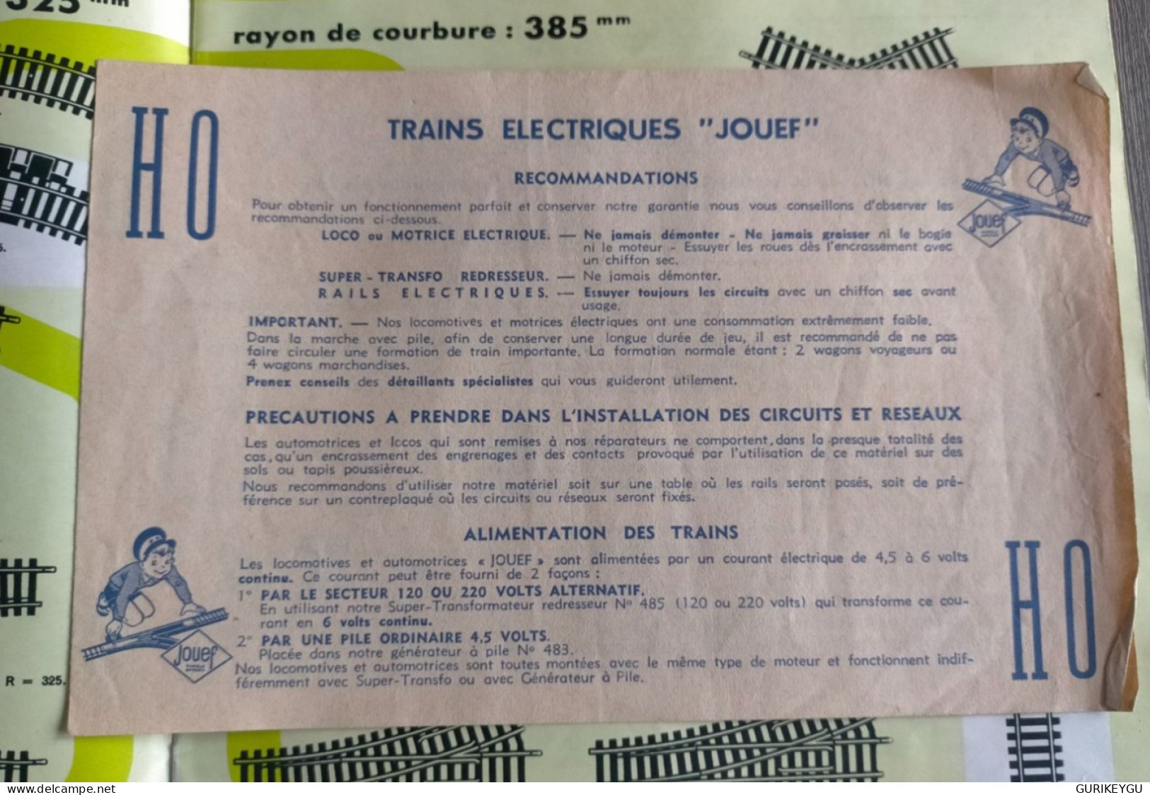 Magazine Revue Ancien Catalogue JOUEF SNCF 1960 Réseaux HO TRAIN LOCO Modèles Réduits  + TARIF - Altri & Non Classificati