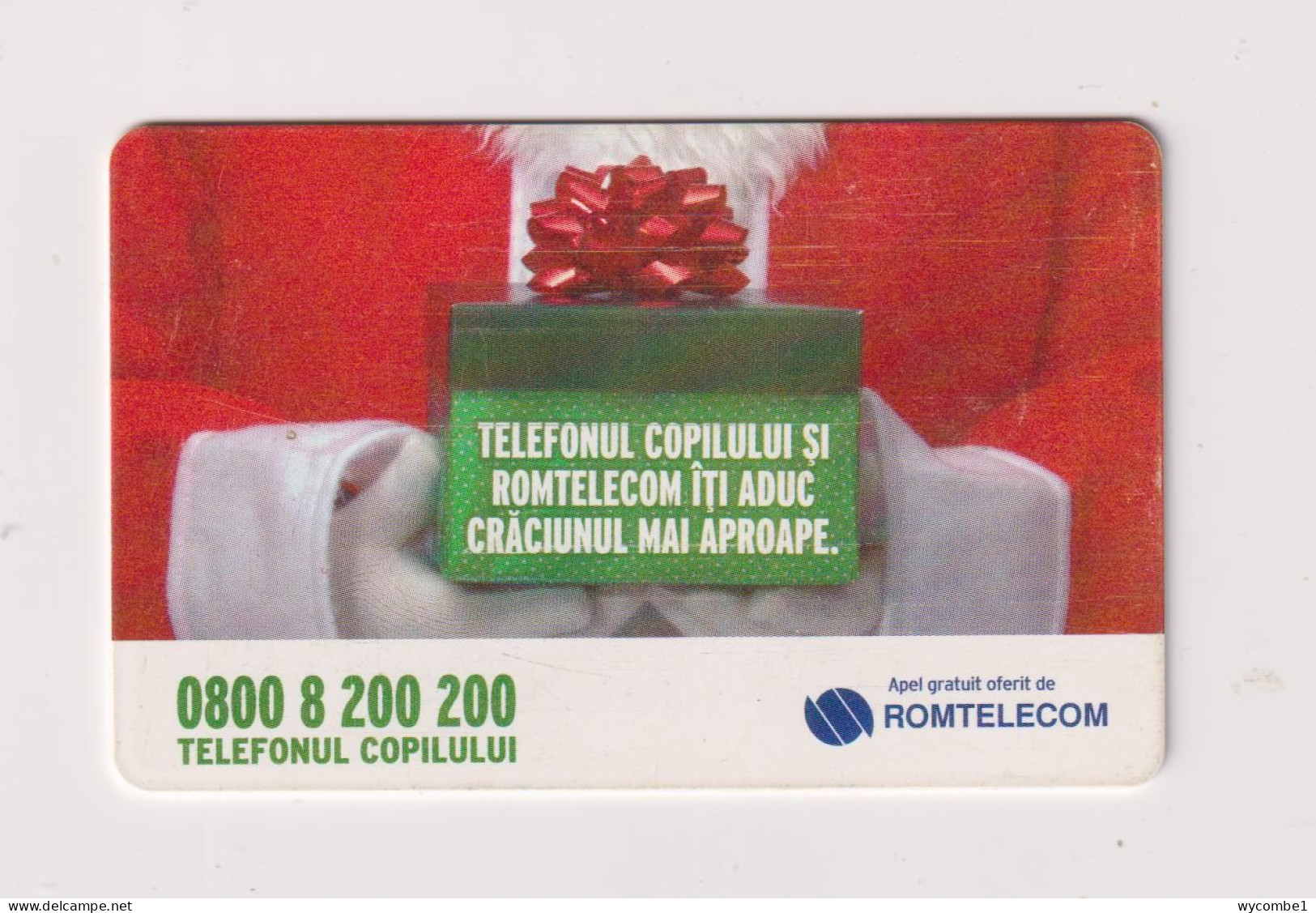 ROMANIA - Child Protection And Christmas Chip  Phonecard - Rumänien