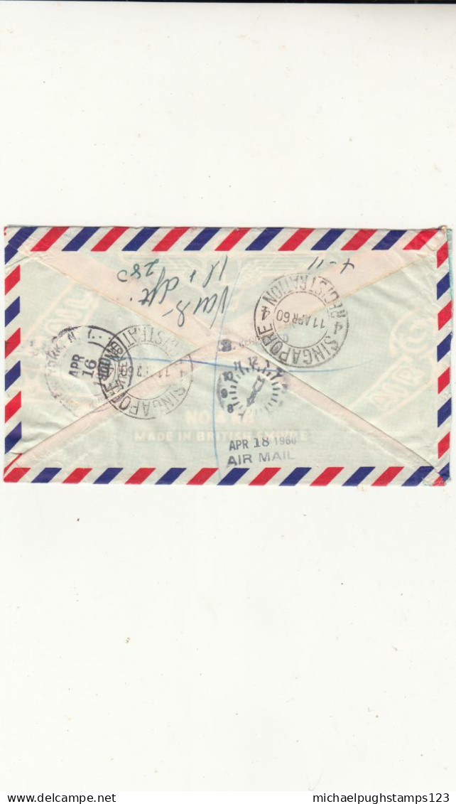 Singapore / Advertising Meter Mail / Banks / Airmail / U.S. - Singapour (1959-...)